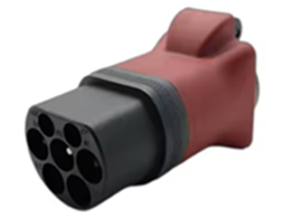 Type2 til Schuko Adapter (Rød)