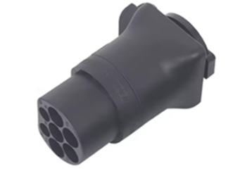 Type2 til Schuko Adapter (Sort)